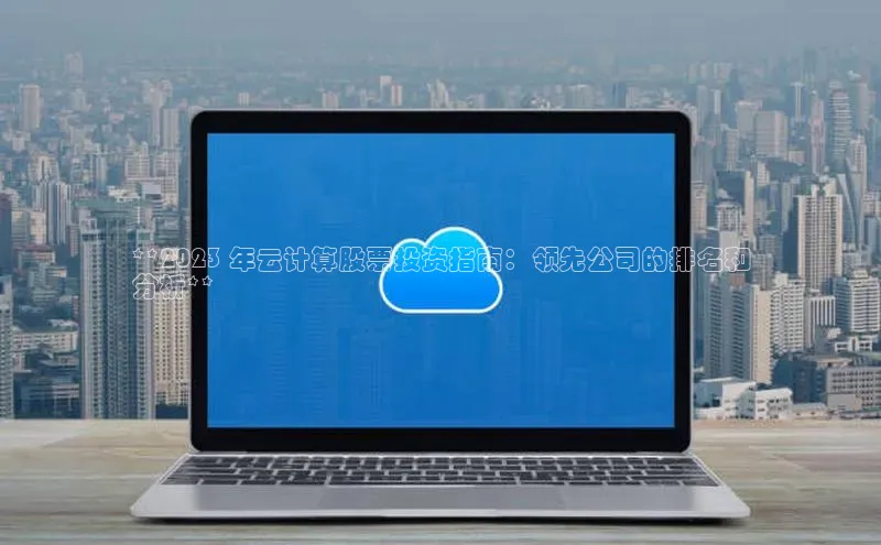金年汇app官方网站下载安装颐驰 06**2023 年云计算股票投资指南：领先公司的排名和
分析**