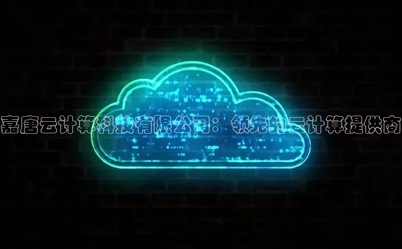 金字招牌诚信至上今年会普信公司嘉唐云计算科技有限公司：领先的云计算提供商
